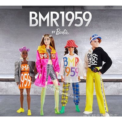 發 Barbie BMR1959 2019 時尚達人黑標珍藏版 芭比娃娃 肯CC小铺