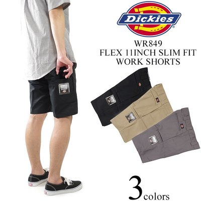 Dickies 美國經典品牌-WR849  窄版工作短褲/Slim Fit /休閒褲/合身窄版/短褲/