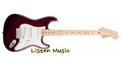 立昇樂器 Fender Standard Stratocaster SSS  電吉他 墨廠 酒紅色 保固一年