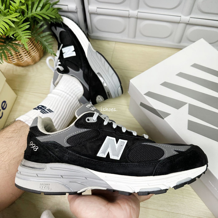 現貨iShoes正品New Balance 993 男鞋寬楦美製黑日系慢跑休閒鞋