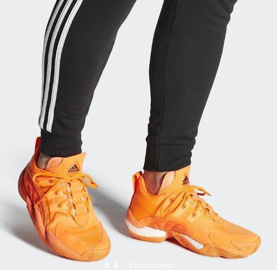 Adidas CRAZY BYW X 2.0 經典 舒適 防滑 耐磨 橘色 潮流 休閒 運動 慢跑鞋 EE6010 男鞋公司級