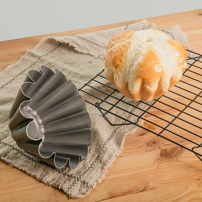 日本TIGERCROWN CakeLand Albrid法式花型模布里歐修面包蛋糕模具