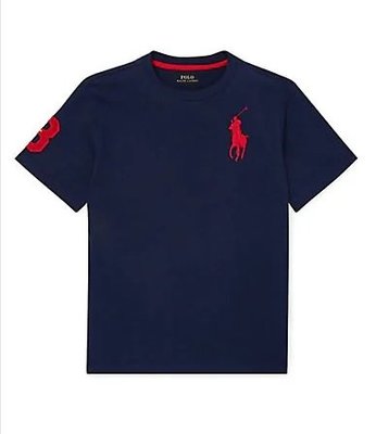 POLO Ralph Lauren 短袖 T恤 大馬 素T 藍色