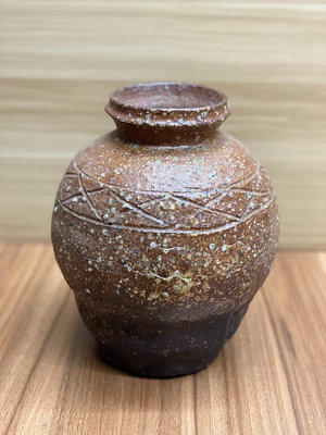 日本回流信樂燒柴燒陶罐壇子花瓶擺件