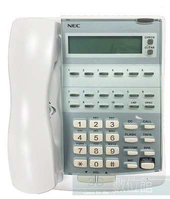 【6小時出貨】NEC 12鍵6鍵顯示液晶融合式交換機 總機電話 IP2AP-6TXD IP2AP-12TXD | 福利品