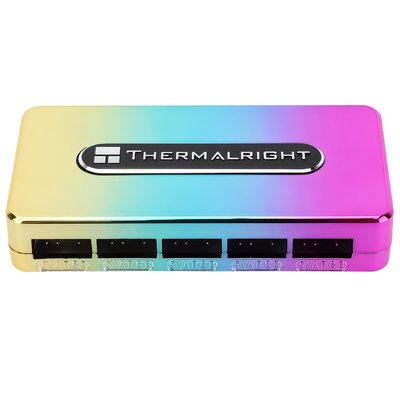 利民TL ARGB RGB FAN HUB燈光5V3 12V4針溫控pwm擴展線10路集線器