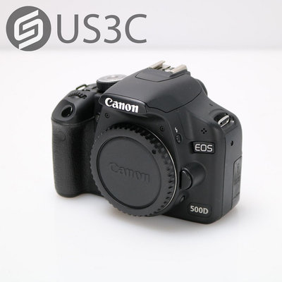 【US3C-桃園春日店】【一元起標】公司貨 Canon EOS 500D 1550萬像素 LCD3.0吋 人工智能伺服AF 二手相機