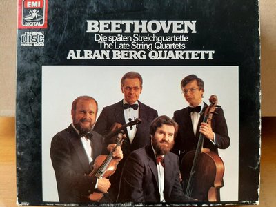 Alban Berg qt,Beethoven-The Late String Quartets阿爾班貝爾格四重奏團，演繹貝多芬-晚期弦樂四重奏，4CD,德國版