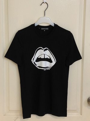 全新 Markus lupferLara Lip  cotton 黑色短T恤M號現貨
