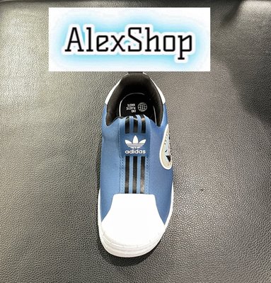 艾力克斯 ADIDAS DISNEY 米奇 X SUPERSTAR 360 X 男 中童 GY9220 藍白運動鞋重75