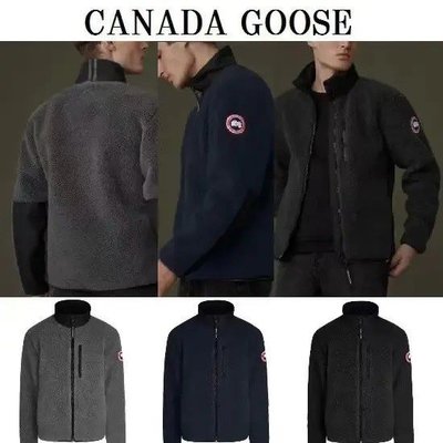 【熱賣精選】全新正品 Canada goose 加拿大鵝羊羔絨拉鍊開衫男女外套40952