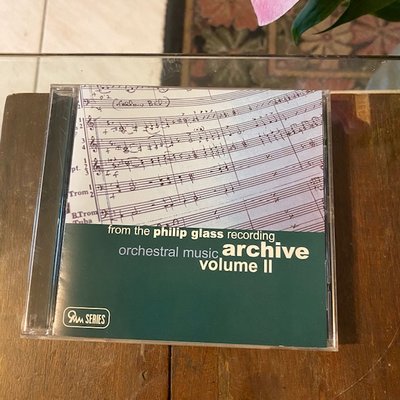 ~春庄生活美學小舖~2手CD   PHILP GLASS/VOLUME II ORCHESTRAL MUSIC