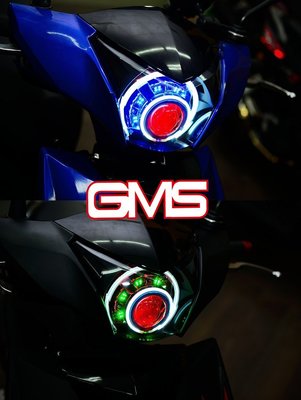 GAMMAS-HID 嘉瑪斯 GMS 台中廠 AEON 宏佳騰 OZ 125 六代遠近魚眼 LED光圈 天使眼