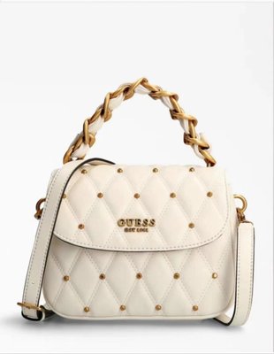 1220:) 美國正品代購 熱銷中 GUESS Triana Shoulder Bag 鉚釘鍊條小手提包 肩背包 五色