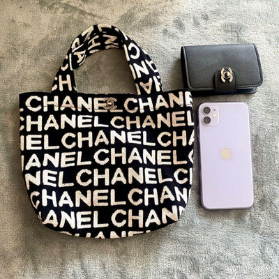 VIP限量贈品禮 Chanel 香奈兒 復古小香風手提包慵懶風高顏值 法式外出布包小巧手機包 針織手提包
