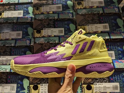 現貨 限時特價 南🔥ADIDAS Dame 8 Damian Lillard 籃球鞋 男款 黃紫色 GY0383
