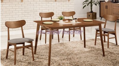 【N D Furniture】台南在地家具-小北歐橡膠木全實木135cm餐桌/工作桌/長桌(不含椅)TH