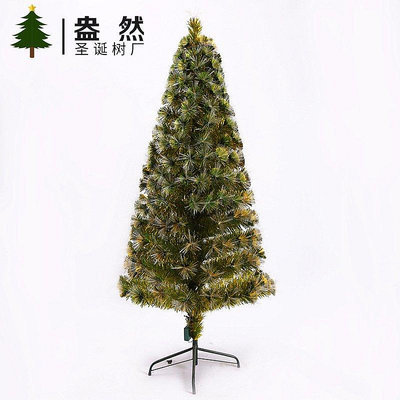【現貨精選】光纖聖誕樹發光聖誕樹光纖樹套餐黃色光纖頭金色葉聖誕節裝飾