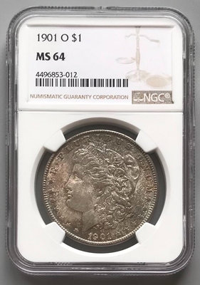 NGC  MS64 美國摩根銀幣1901