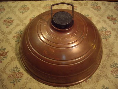 歐洲古物時尚雜貨 老英國 紅銅壺 早期暖被壺 古董收藏 擺飾品