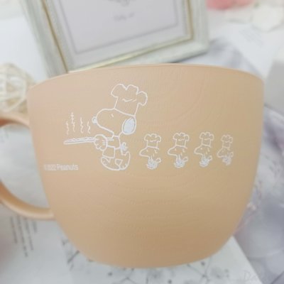 時尚木紋湯杯 圓盤-史努比 SNOOPY PEANUTS 日本進口正版授權