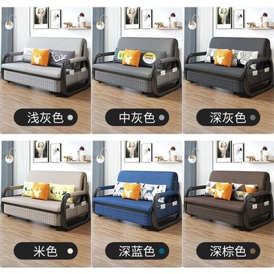 【熱賣精選】沙發床一體兩用2022新款沙發小戶型多功能雙人出租房大容量
