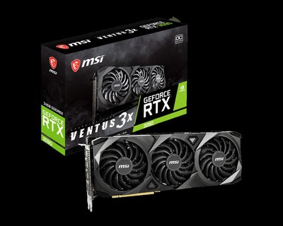 微星 GeForce RTX™ 3090 VENTUS 3X 24G OC Gaming 台灣卡 大量賣場