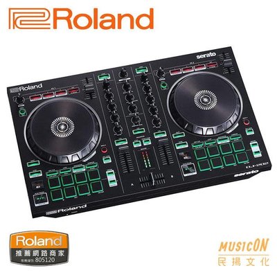 【民揚樂器】DJ控制器Roland DJ-202 Serato DJ Controller 混音