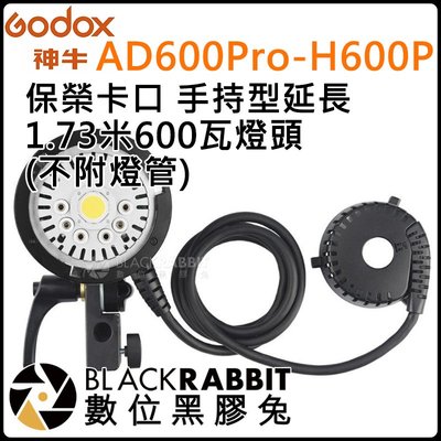 數位黑膠兔【 神牛 GODOX AD600Pro-H600P 600瓦 燈頭 (不附燈管 】補光 保榮卡口