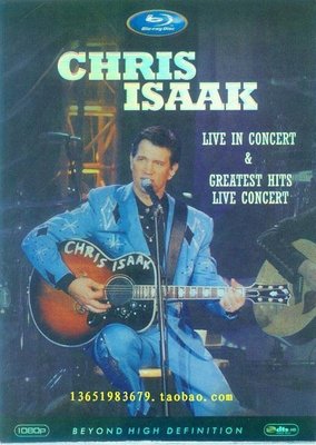 音樂居士新店#Chris Isaak Live in Concert 克里斯&middot;伊薩克：演唱會 D9 DVD