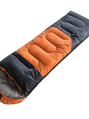 睡袋迪卡儂睡袋冬季戶外午休棉睡袋便攜野外露營成人防寒保暖睡袋