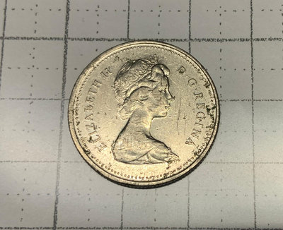 加拿大 1979 年 25 美分加拿大馴鹿流通 25 分硬幣