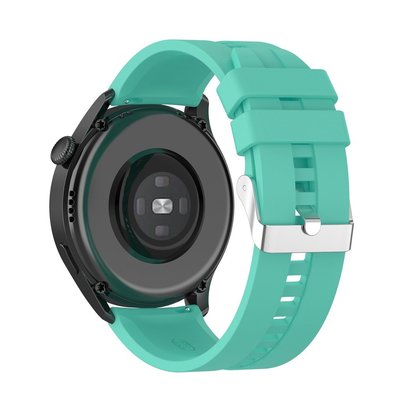 22mm通用快拆表帶 適用於華為watch 3運動手錶矽膠錶帶 華為 watch 3 pro素色運動替換錶帶