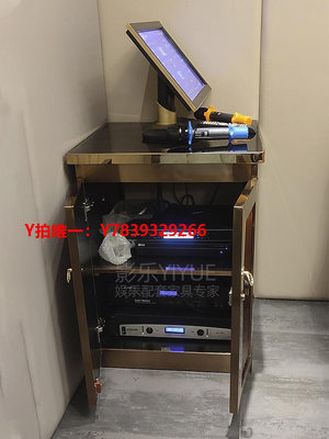 CD架子ktv點歌柜專業功放機柜音響柜卡拉ok機柜家用影音設備器材帶門柜