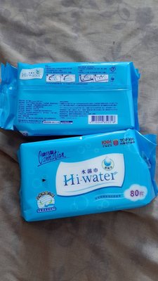 【紫晶小棧】康乃馨 Hi-water 水濕巾 80片 濕紙巾 (現貨12個)