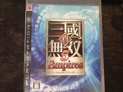天空艾克斯 600免運 日版 PS3 三國無雙 5 帝王傳 Empires