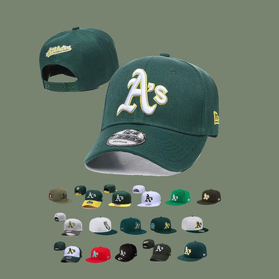 MLB 奧克蘭運動家隊 Oakland Athletics 遮陽帽 棒球帽 時尚潮帽 男女通用 防曬帽 球迷帽 (滿599元免運)