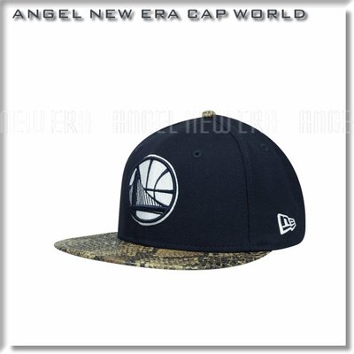 【ANGEL NEW ERA 】NBA 金州 勇士 蛇紋 蛇皮 紋 蛇鱗 深藍 9FIFTY 棒球帽 帽子 帽