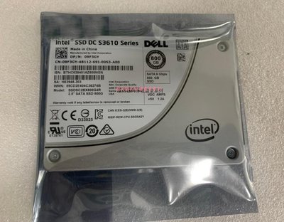 DELL R720 R730 R740 固態硬碟 800G SATA SSD 2.5寸 S3520系列