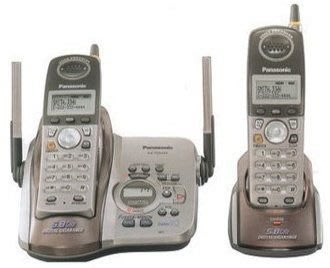 Panasonic 國際牌 數位答錄無線電話 KX-TG5452,母機+2子機,發光天線按鍵,擴音對講, 近全新