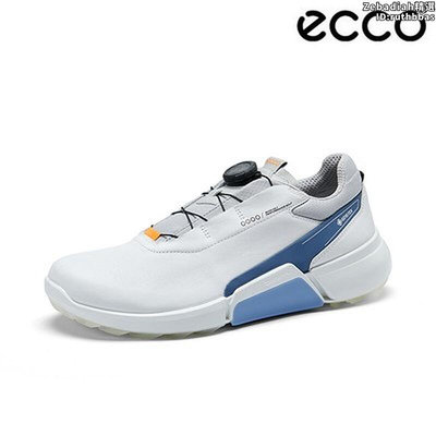 23新款愛步ECCO男士高爾夫球鞋golf牛皮防水透氣運動鞋健步H4系列