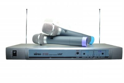 @米傑企業@MIPRO MP-2688K(停產) 無線麥克風系統 VHF IC控制 雙頻道自動選訊接收機(含雙麥克風)