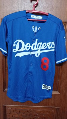 MLB洛杉磯道奇隊Manny Machado客場藍色球衣S號
