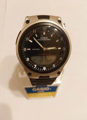 全新CASIO手錶(美運公司)AW-80-1A【發光二極管記憶30組電話30組世界時間]破盤價