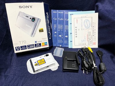 Sony Cybershot DSC-T70  珍珠白 數位相機 日本製 二手美品