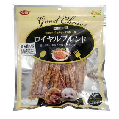 【寵愛家】台灣香饌寵物零食專家 鱈魚雞肉絲 200g