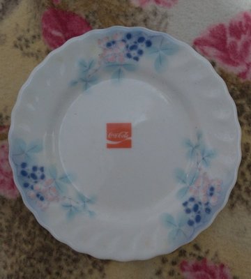 早期台灣可口可樂員工紀念品陶瓷盤子