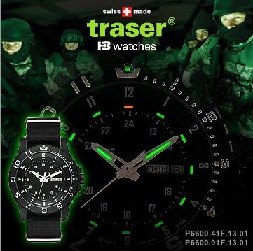 【LED Lifeway】Traser type 6 Mil-G軍錶 (公司貨) NATO錶帶/橡皮錶帶
