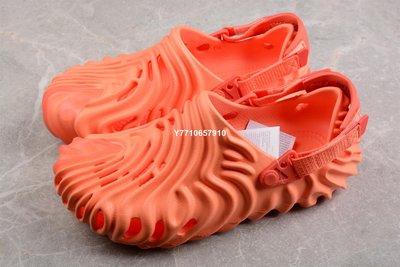 Salehe Bembury x Crocs Polle x Clog "Orange"潮流指紋運動涼鞋 橙色