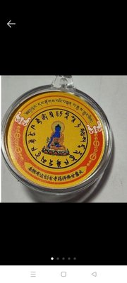 西藏 創古寺創古仁波切修做的藥師佛 母經物總集甘露丸 （含大寶法王經物）項鏈佩戴嘎乌盒